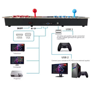 88S Retro Arcade Cabinet - 2 Player with Wifi