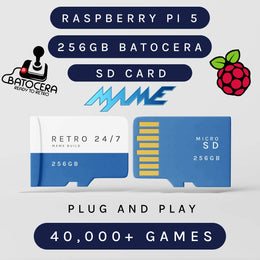 Raspberry Pi 5 Batocera MAME Build 256GB SD Card